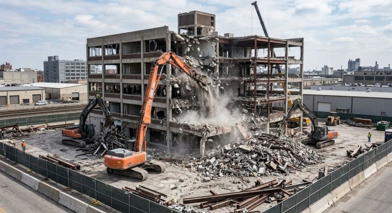 Commercial Site Demolition in Sacramento, CA