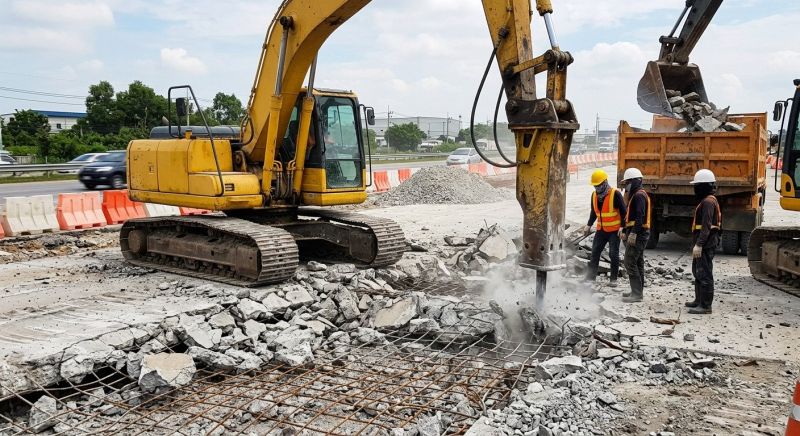 Concrete Pavement Demolition in Bergen County, NJ