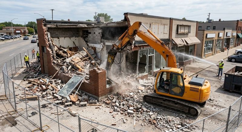 Factory Demolition in Katy, TX