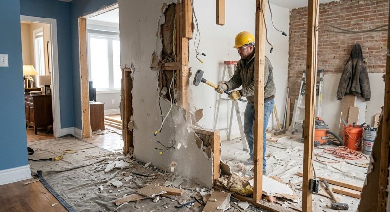 Interior Renovation Demolition in Frederick, MD