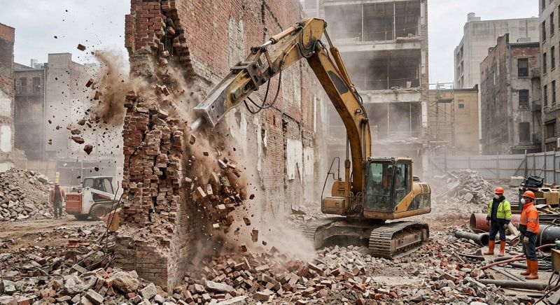 Masonry Demolition in Sacramento, CA