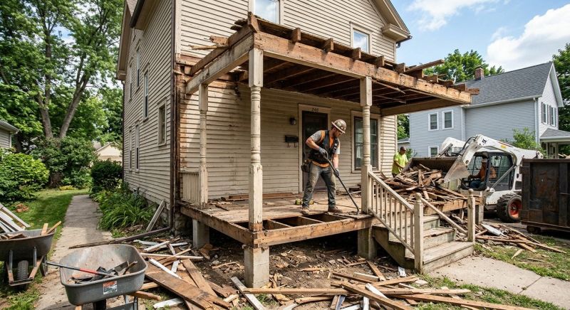 Sidewalk Demolition in Bergen County, NJ