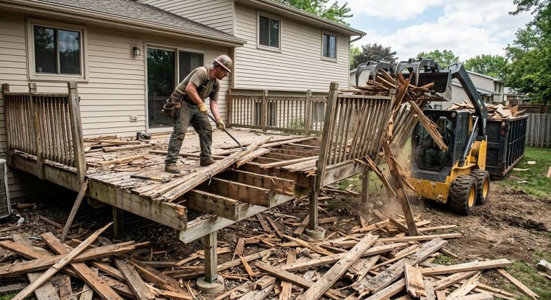 Terrace Demolition in Sacramento, CA
