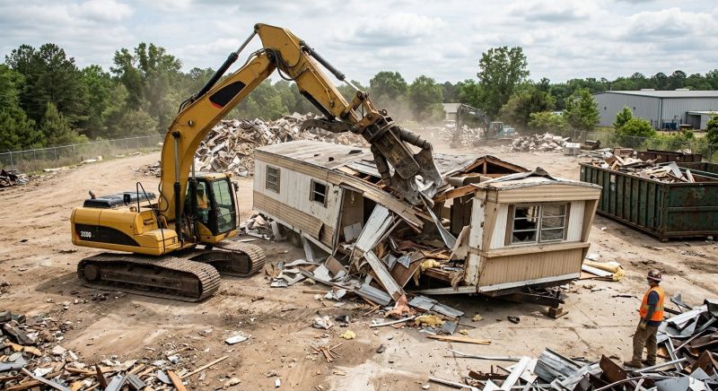 Trailer Home Demolition in Bergen County, NJ